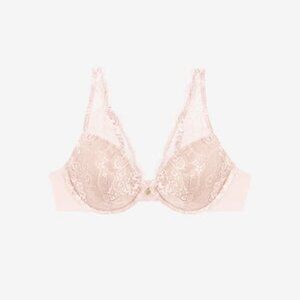 ThirdLove 24/7™ Lace Contour Plunge Bra Soft Pink - Size 38D